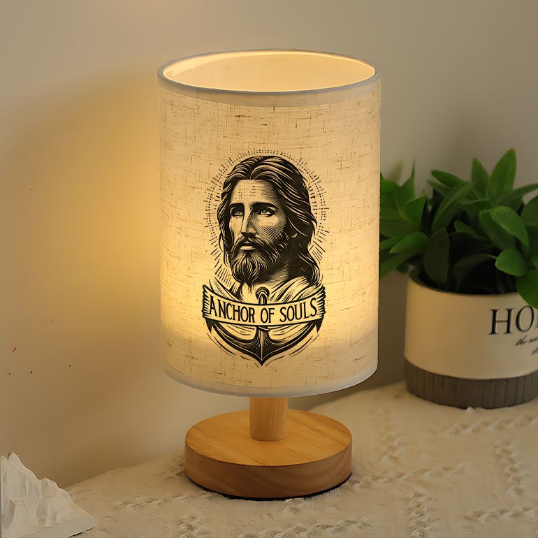 Modern USB-Powered Linen Lamp | Unique Design