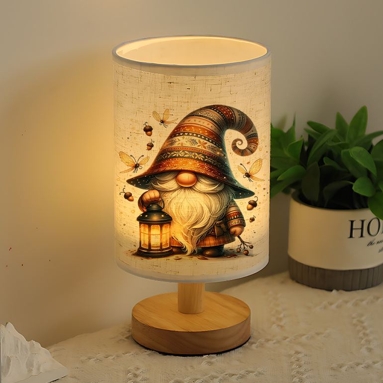 USB Powered Linen Lamp With A Unique Design And Exquisite Patterns