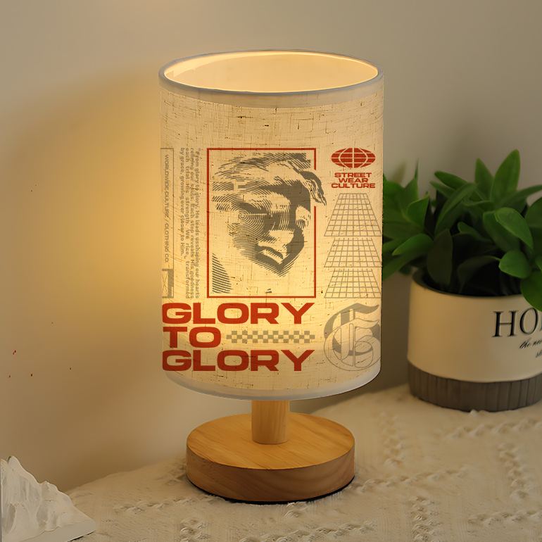 Modern USB-Powered Linen Lamp | Unique Design