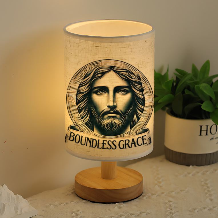 USB Powered Linen Exquisite Patterns Lamp