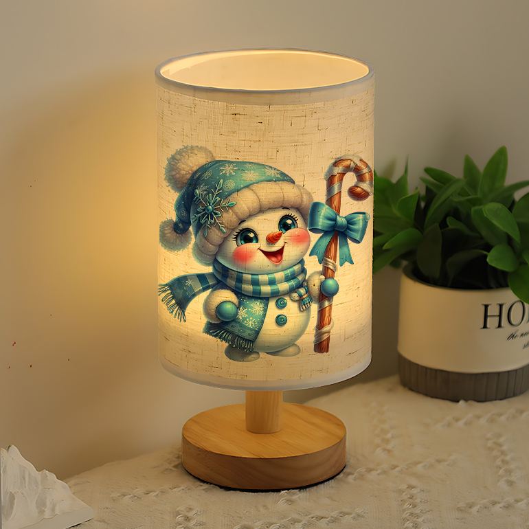 Modern USB-Powered Linen Lamp with Unique Design and Exquisite Patterns