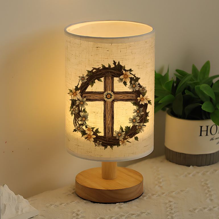 Modern USB-powered Linen Lamp with a Unique Design and Exquisite Patterns