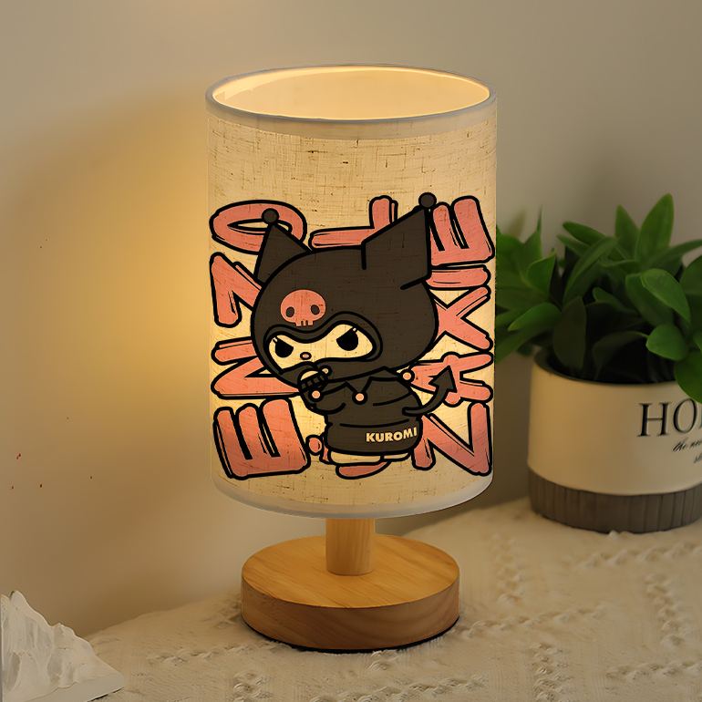 A modern Sanrio USB-powered linen lamp with a creative design
