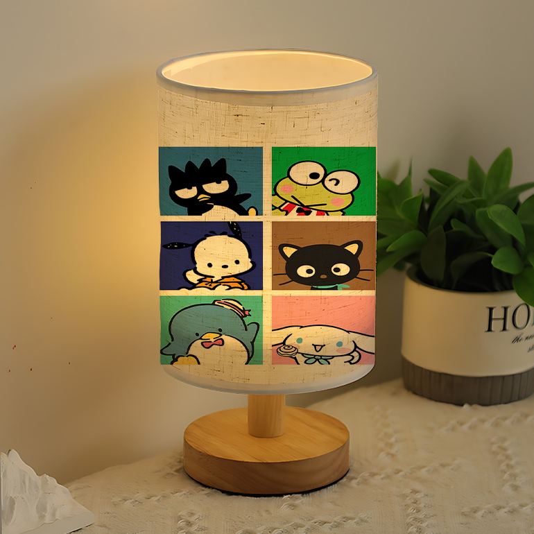 Modern Sanrio USB Powered Linen Lamp