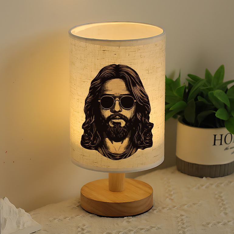 Modern USB-Powered Linen Lamp with Unique Design and Exquisite Pattern