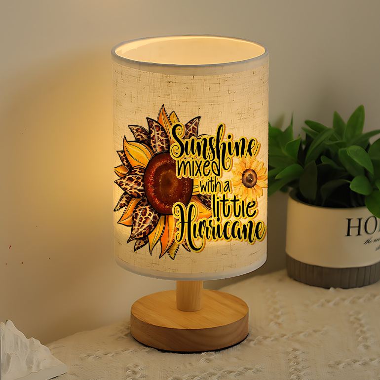 A Modern USB Powered Linen Lamp