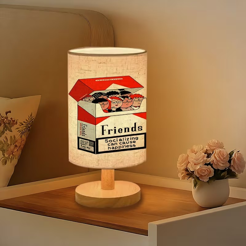 A Modern USB-powered Linen Table Lamp 