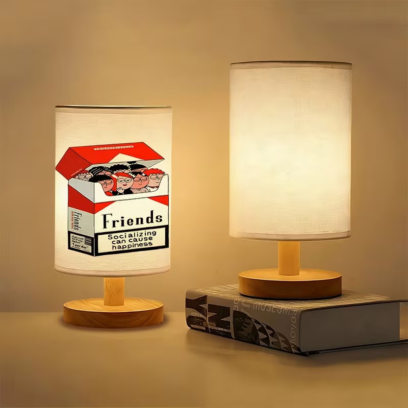 A Modern USB-powered Linen Table Lamp 