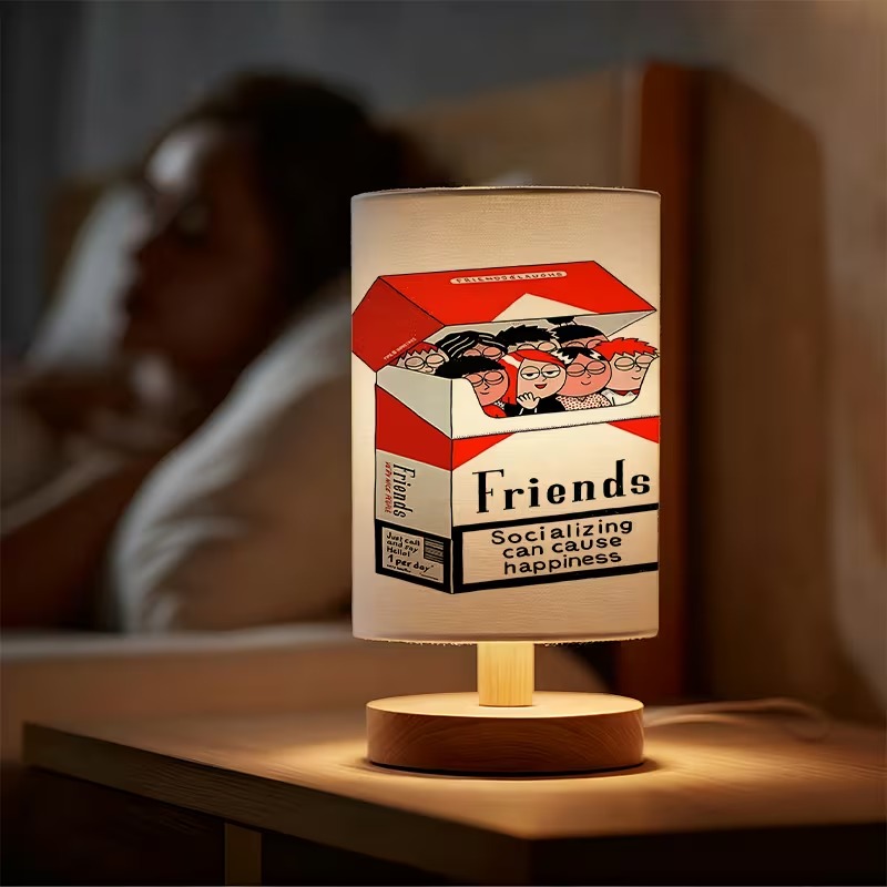 A Modern USB-powered Linen Table Lamp 