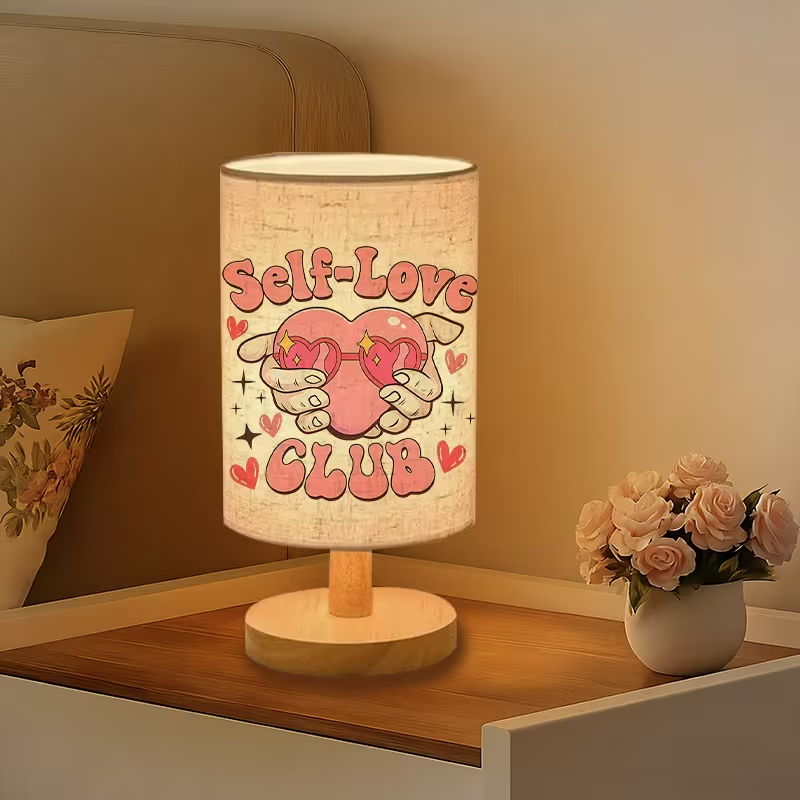 A Modern USB-powered Linen Table Lamp 