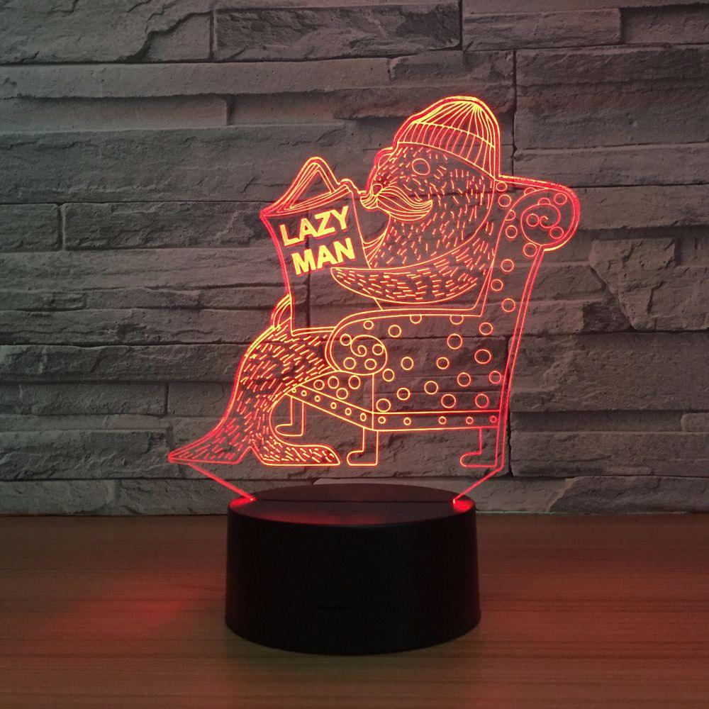 Lazy Man Optical Lamp-3D Optical Lamp