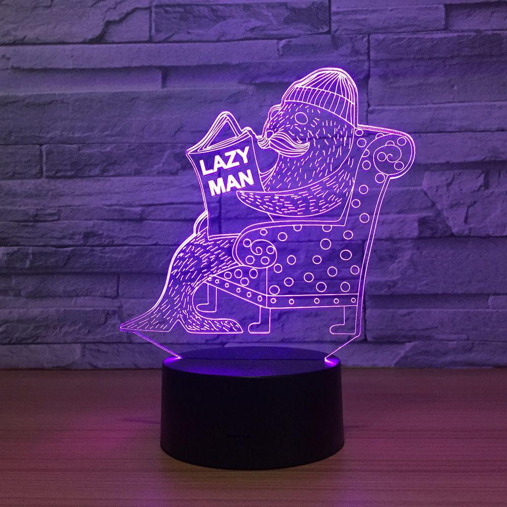 Lazy Man Optical Lamp-3D Optical Lamp