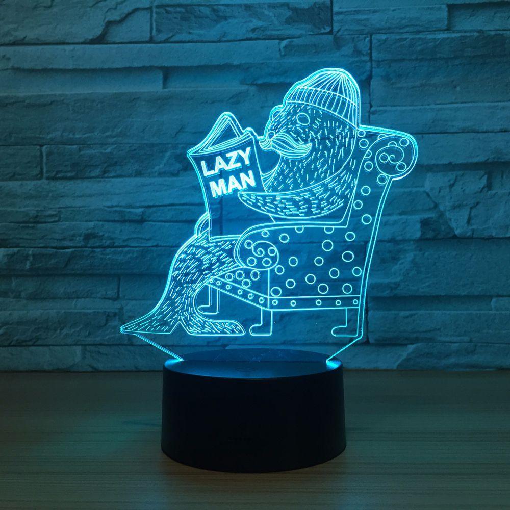 Lazy Man Optical Lamp-3D Optical Lamp