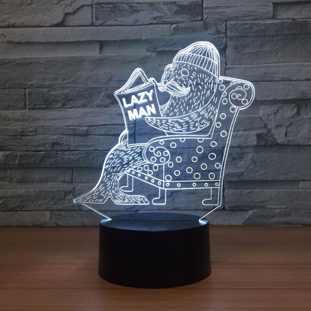 Lazy Man Optical Lamp-3D Optical Lamp