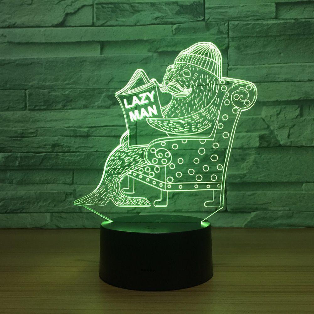 Lazy Man Optical Lamp-3D Optical Lamp
