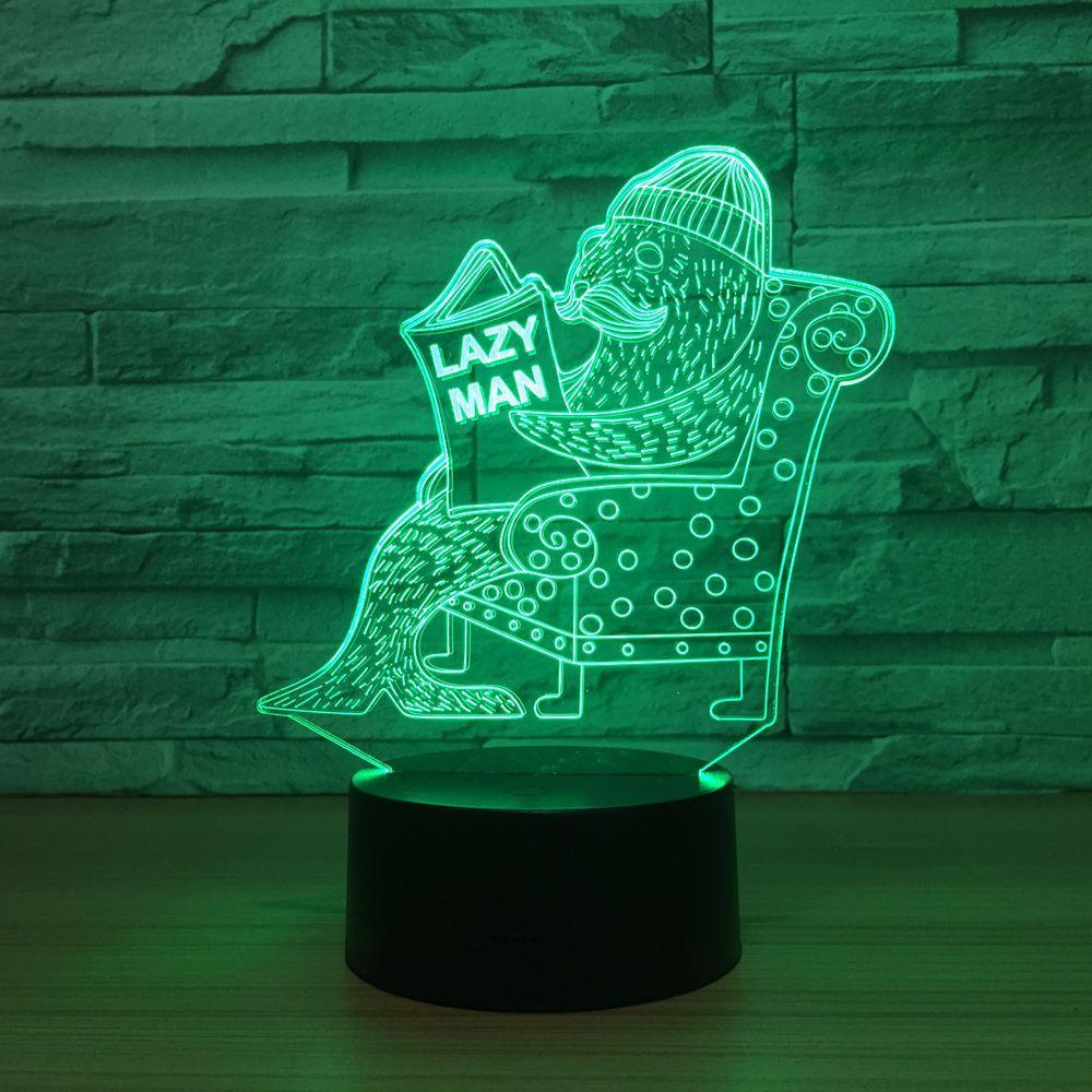 Lazy Man Optical Lamp-3D Optical Lamp
