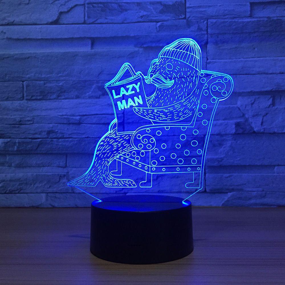 Lazy Man Optical Lamp-3D Optical Lamp