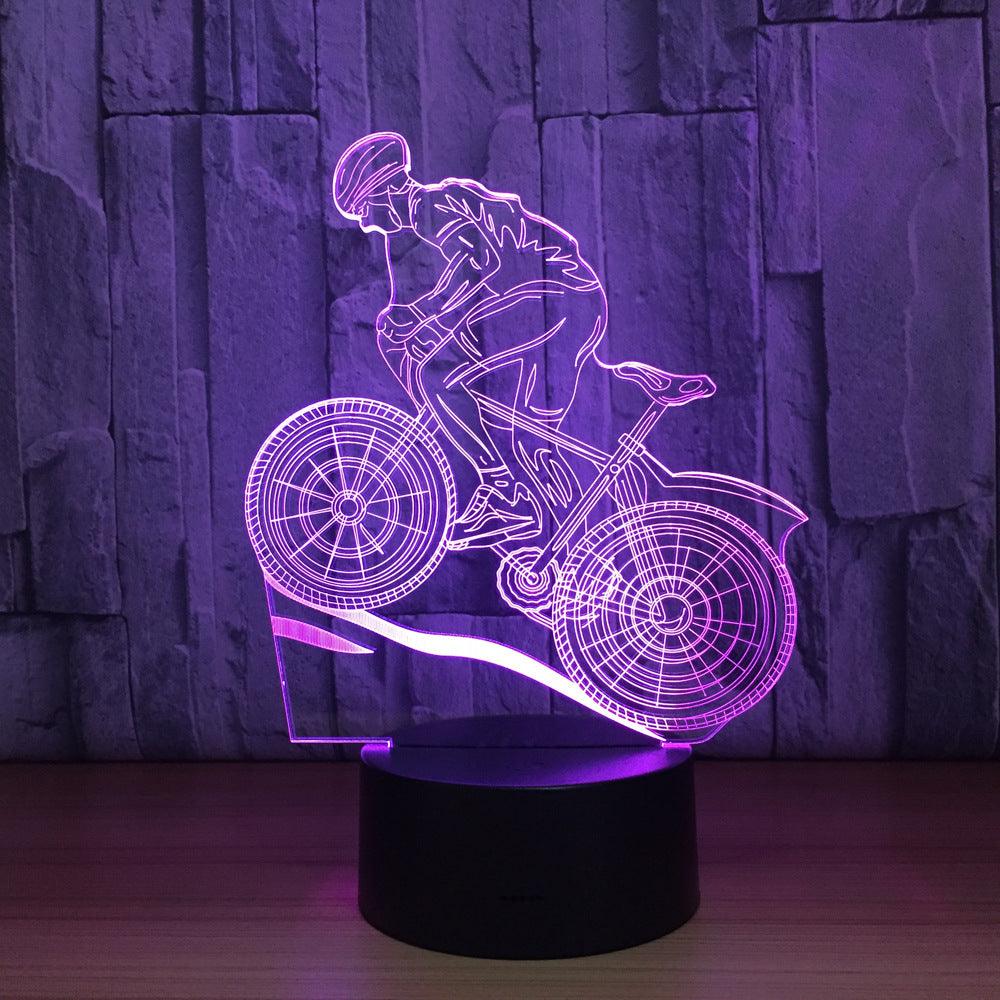 3D Mountain Bike Lamp-3D Optical Lamp