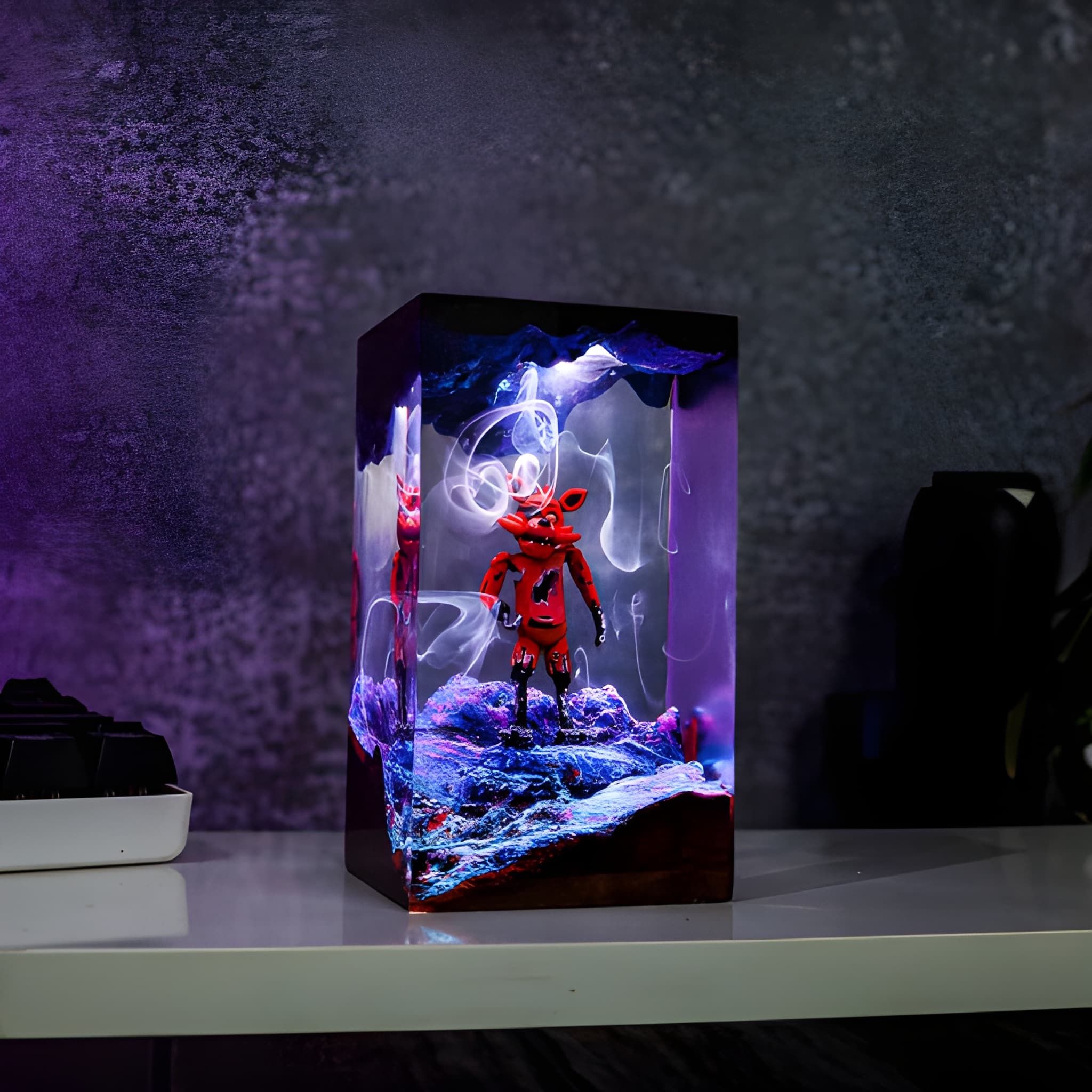 Foxy FNAF Resin Lamp Custom Halloween Decor