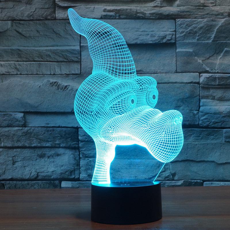Cartoon Pterosaur 3D Optical Illusion Lamp#2 - 3D Optical Lamp