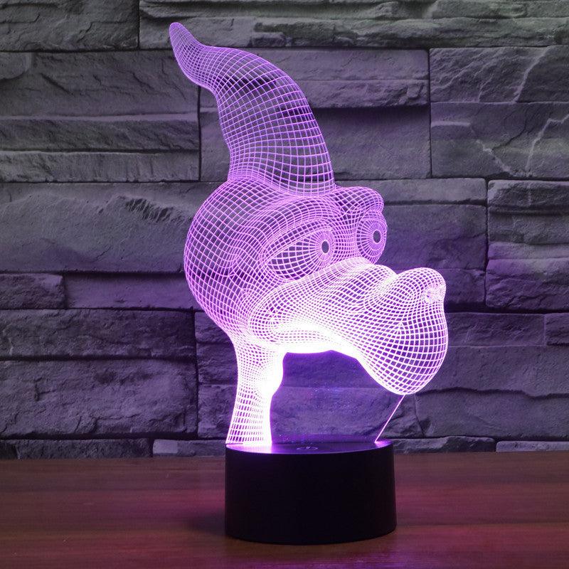 Cartoon Pterosaur 3D Optical Illusion Lamp#2 - 3D Optical Lamp