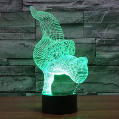 Cartoon Pterosaur 3D Optical Illusion Lamp#2 - 3D Optical Lamp