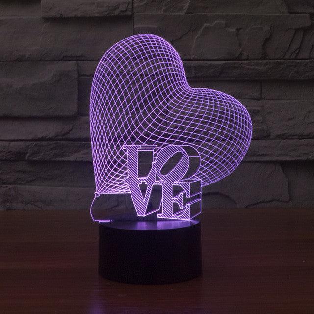 Sculpture 3D Optical Illusion Lamp - 3D Optical Lamp