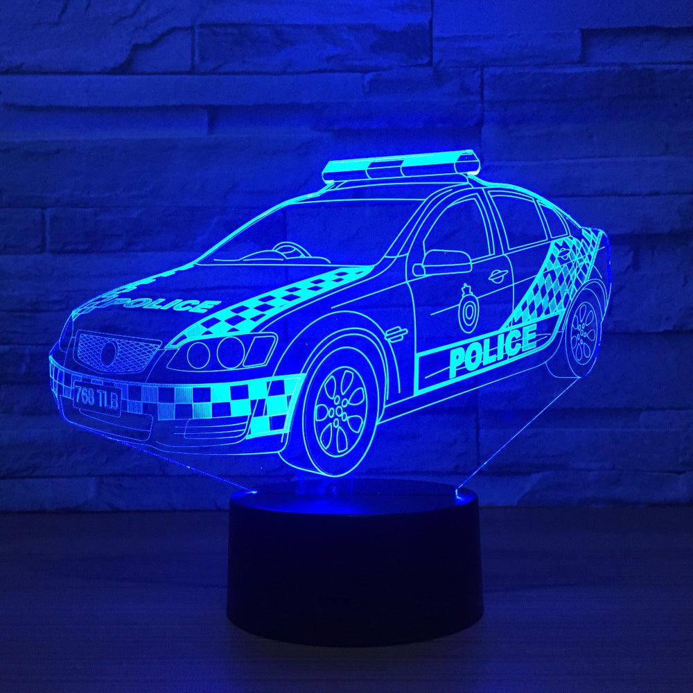 Police Car Optical Lamp-3D Optical Lamp