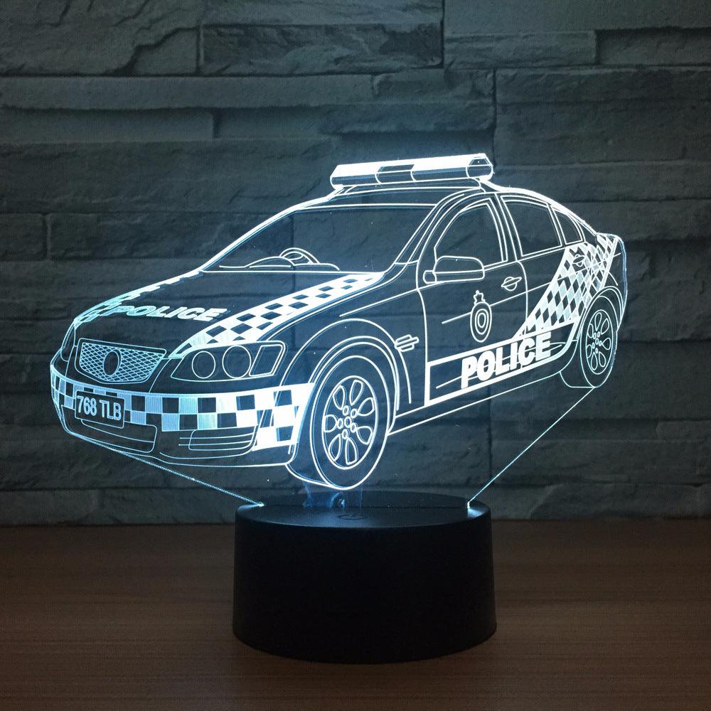 Police Car Optical Lamp-3D Optical Lamp