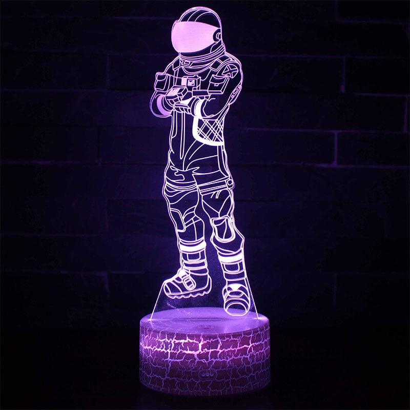 Action Figure 6 3D Optical Illusion Lamp-3D Optical Lamp