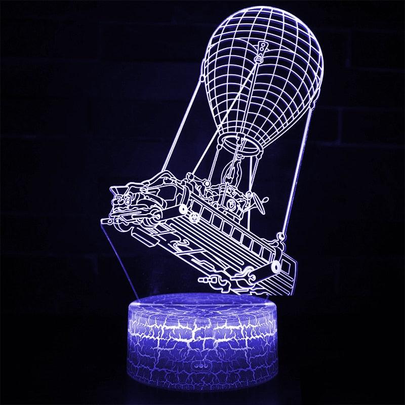 Hot Air Balloon Lamp-3D Optical Lamp