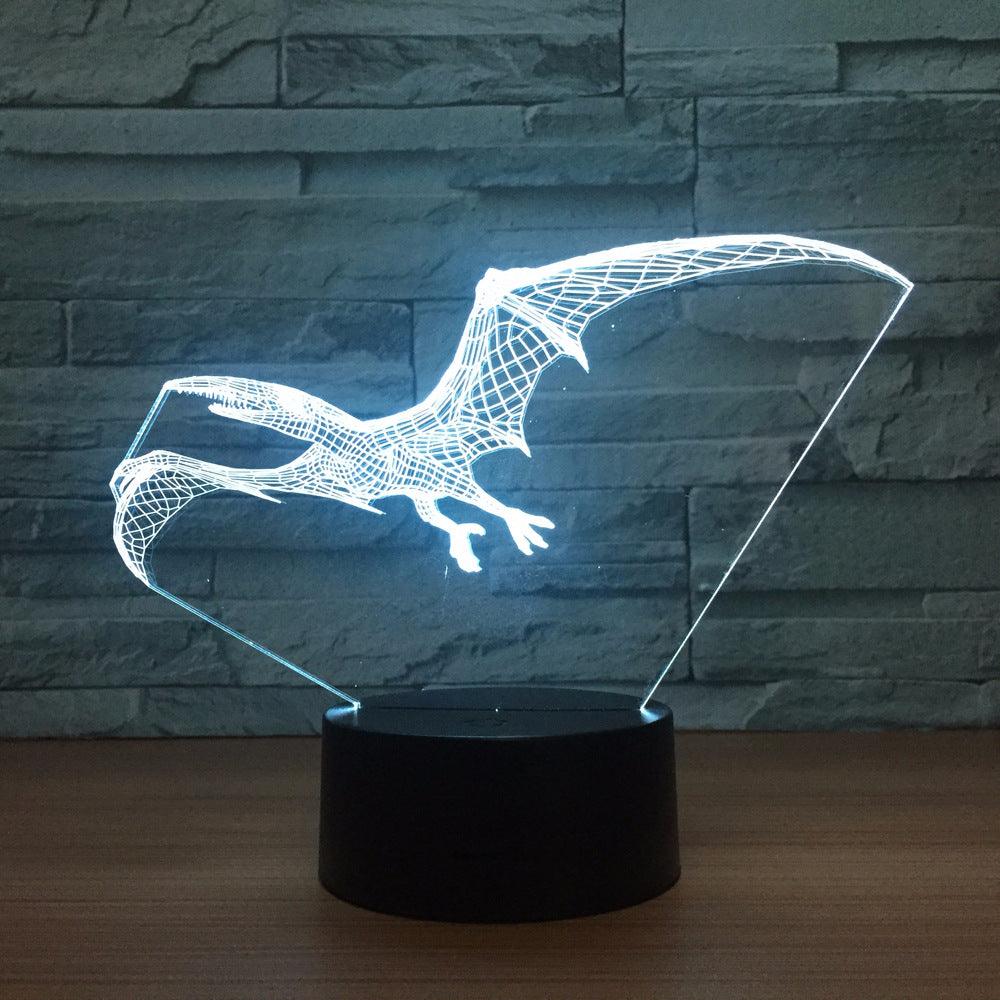 Pterodactyl Optical Illusion Lamp-3D Optical Lamp