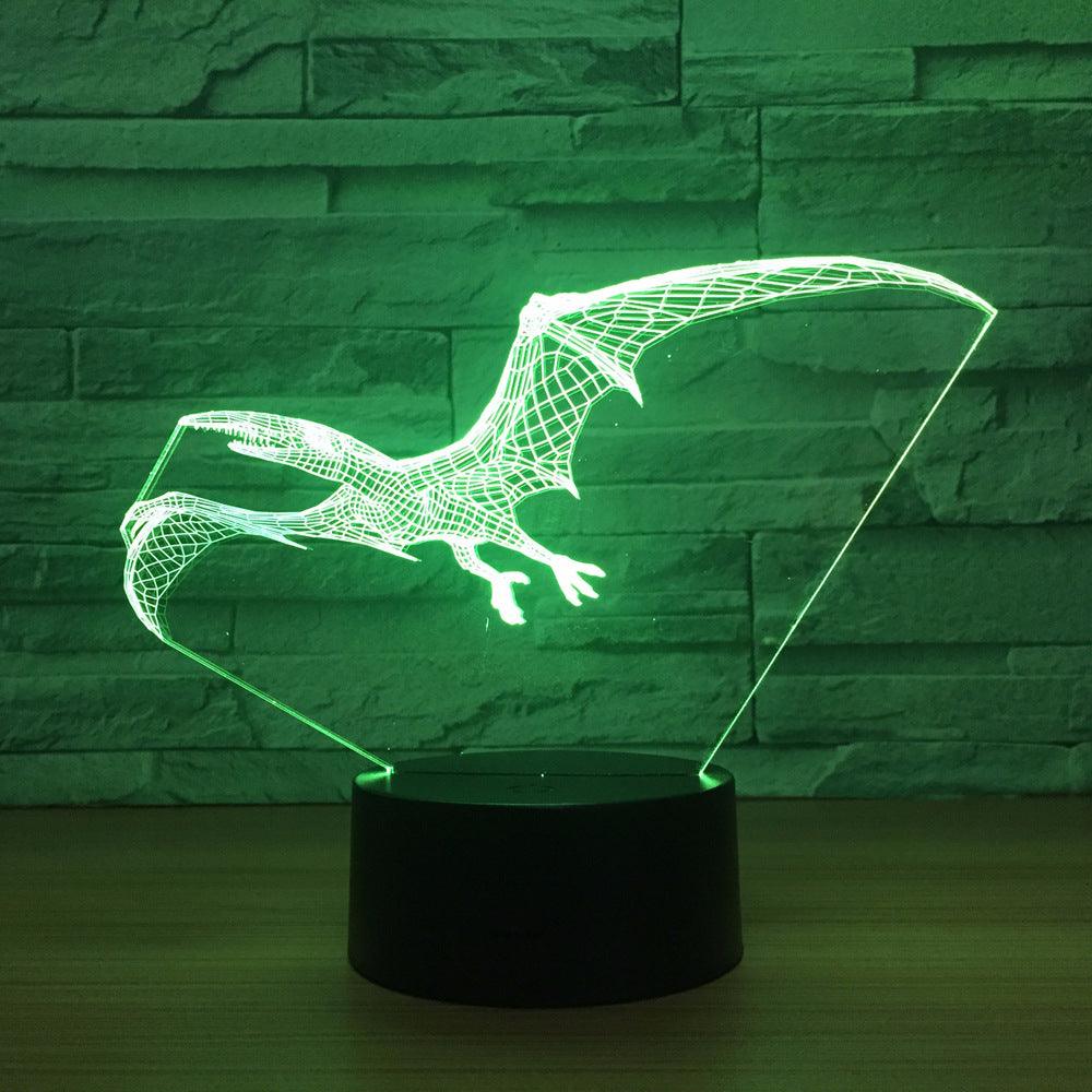 Pterodactyl Optical Illusion Lamp-3D Optical Lamp
