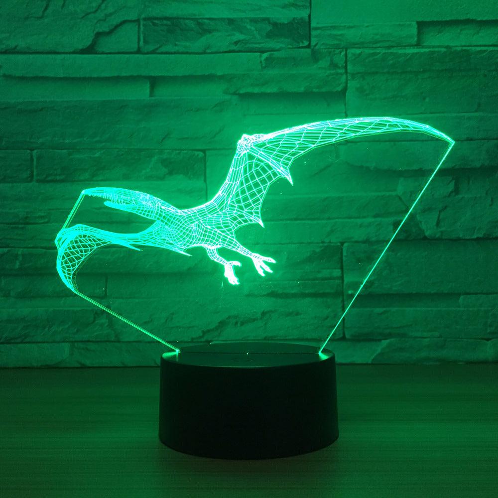 Pterodactyl Optical Illusion Lamp-3D Optical Lamp