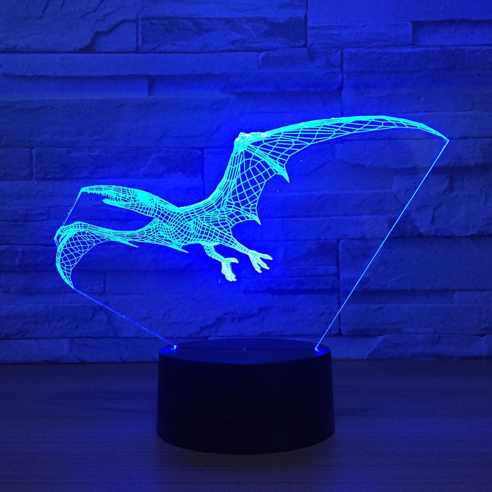 Pterodactyl Optical Illusion Lamp-3D Optical Lamp