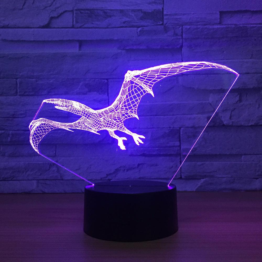 Pterodactyl Optical Illusion Lamp-3D Optical Lamp