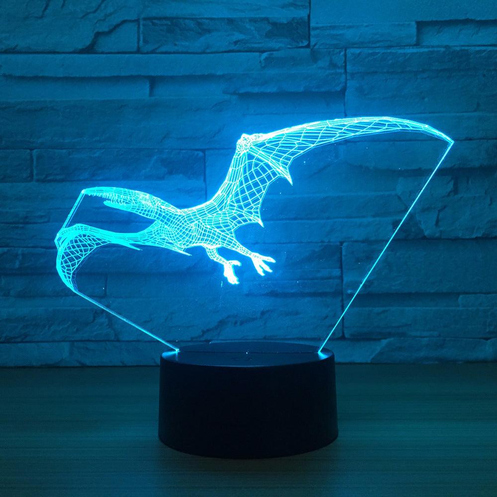 Pterodactyl Optical Illusion Lamp-3D Optical Lamp