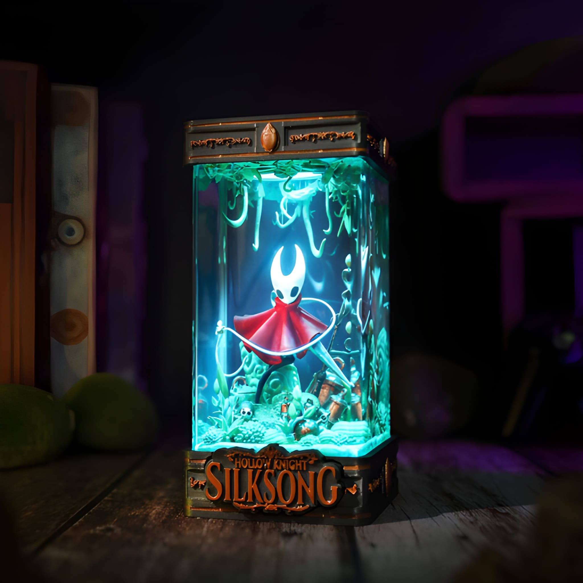 Hornet Silksong Epoxy Lamp Custom Night Light