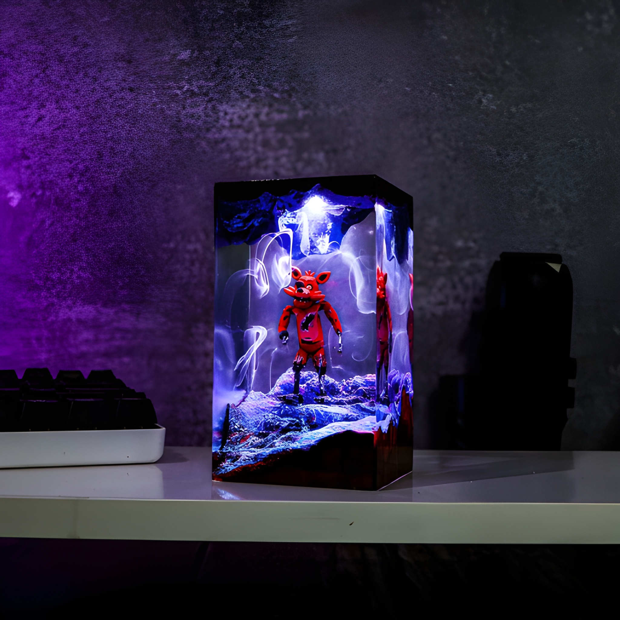 Foxy FNAF Resin Lamp Custom Halloween Decor