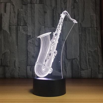 3D Saxophone Illusion Lamp-3D Optical Lamp
