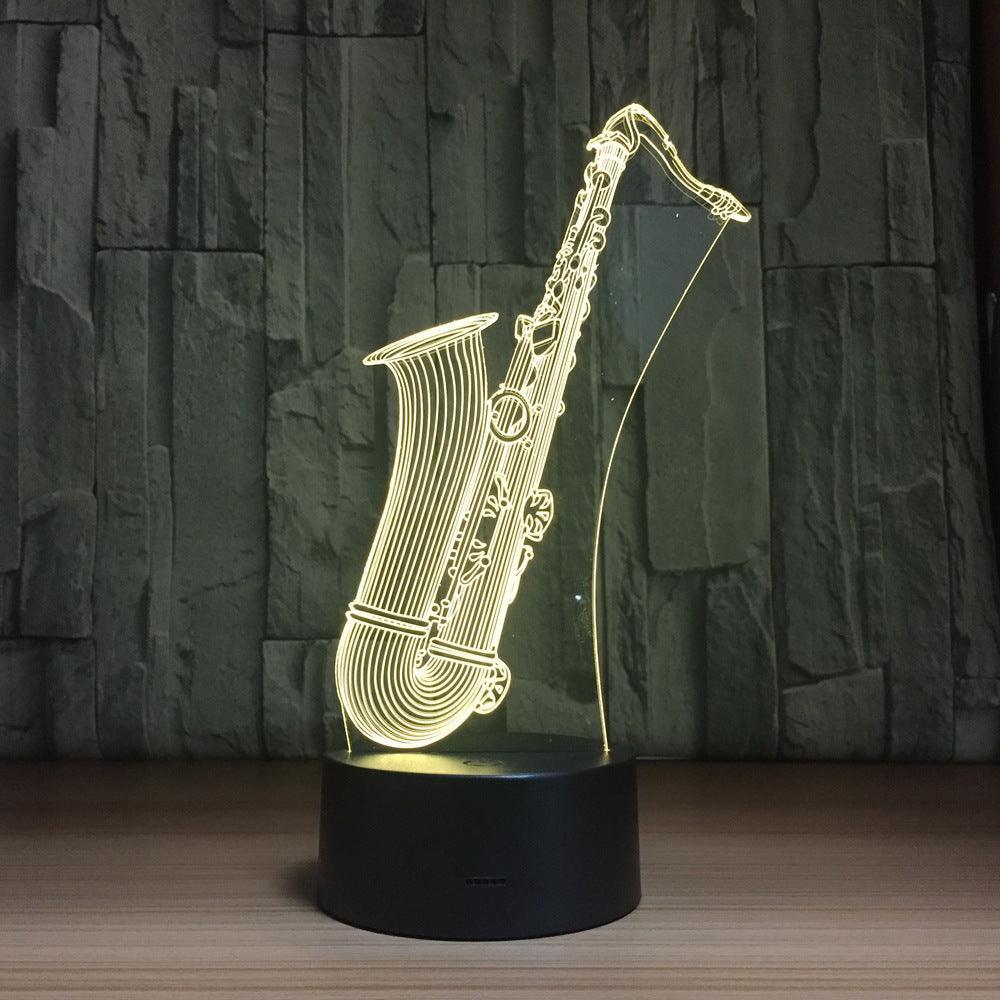 3D Saxophone Illusion Lamp-3D Optical Lamp