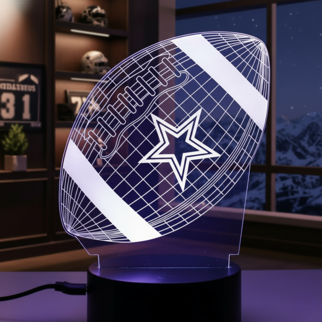 Dallas Cowboys 3D LED Light Lamp