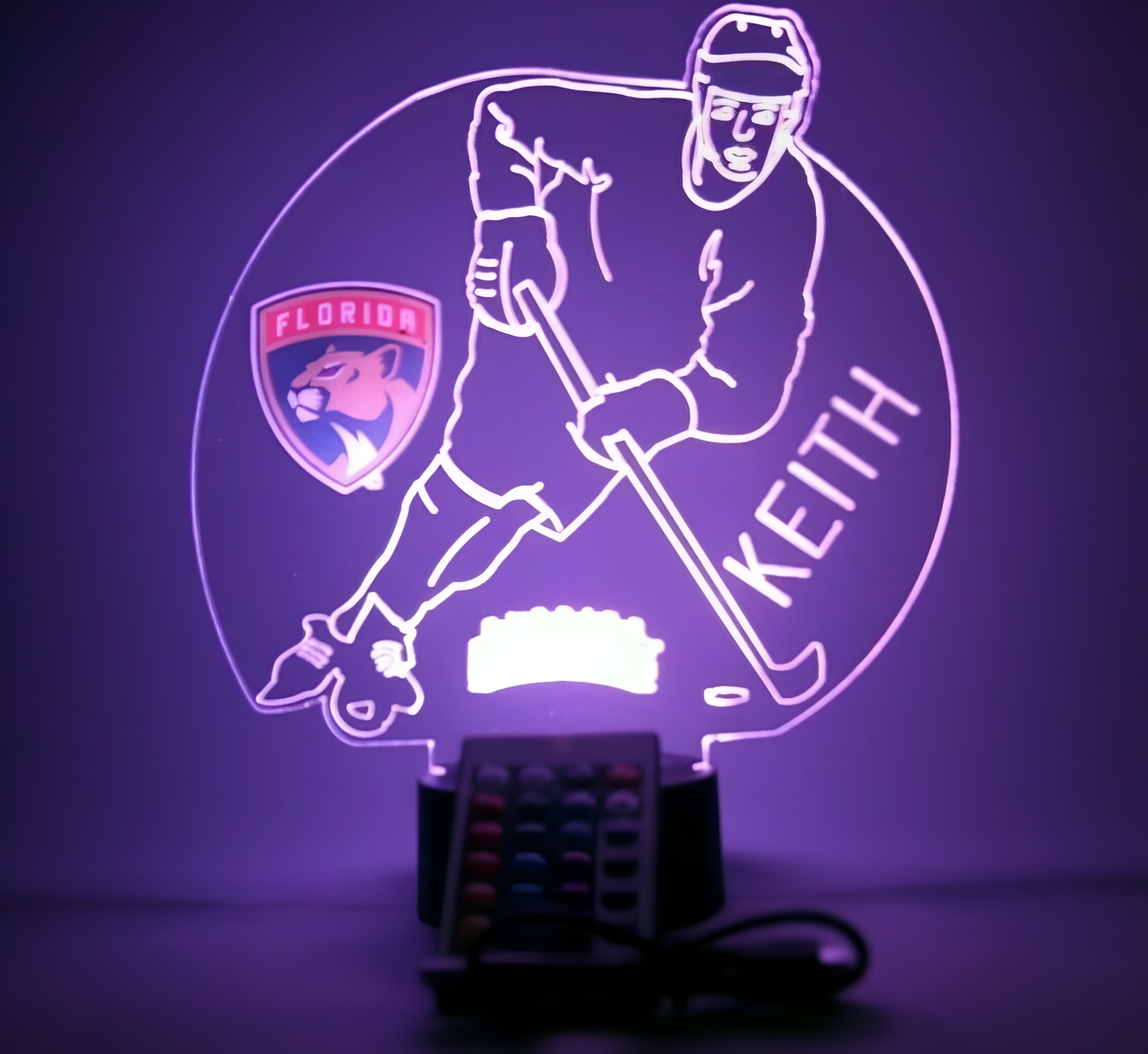 Florida Panthers NHL Hockey Player Fan Night Light Up Lamp