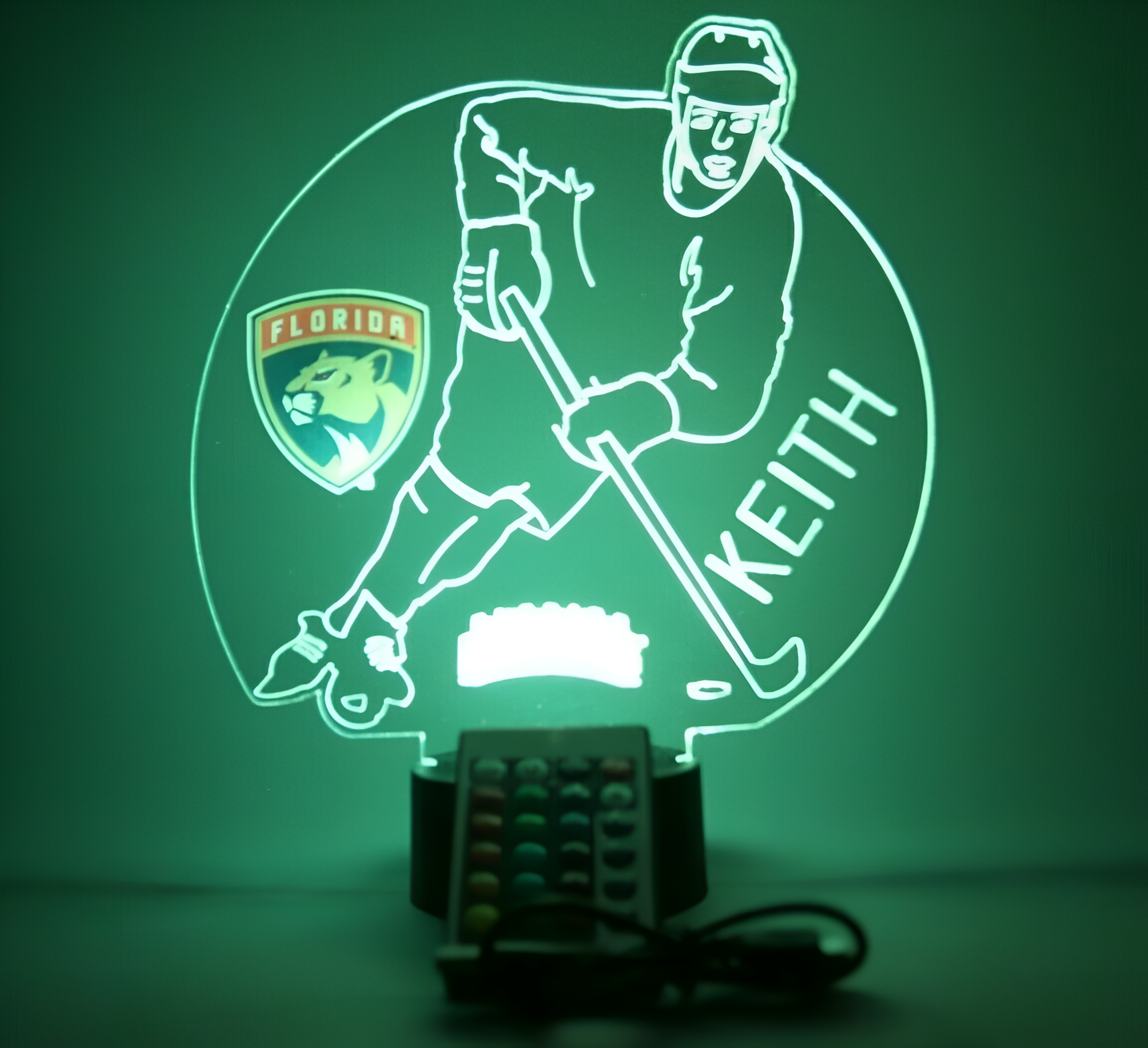 Florida Panthers NHL Hockey Player Fan Night Light Up Lamp