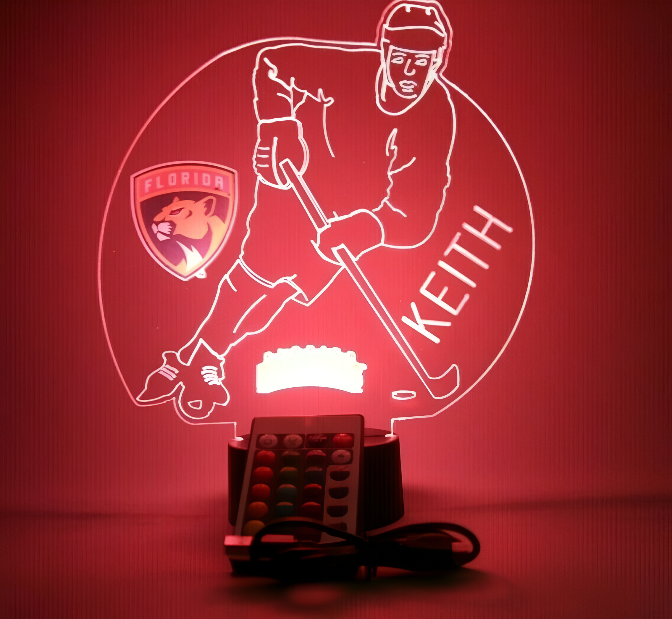 Florida Panthers NHL Hockey Player Fan Night Light Up Lamp