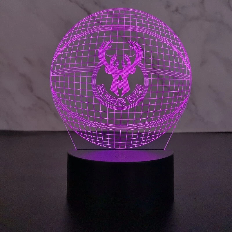 Milwaukee Bucks NBA Touch Lamp