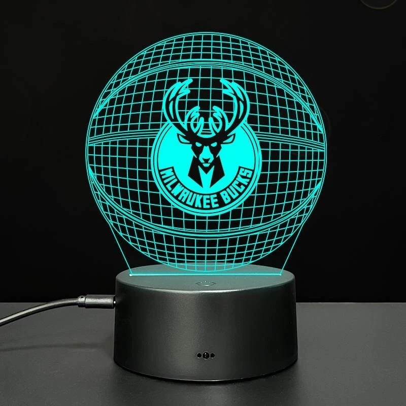 Milwaukee Bucks NBA Touch Lamp