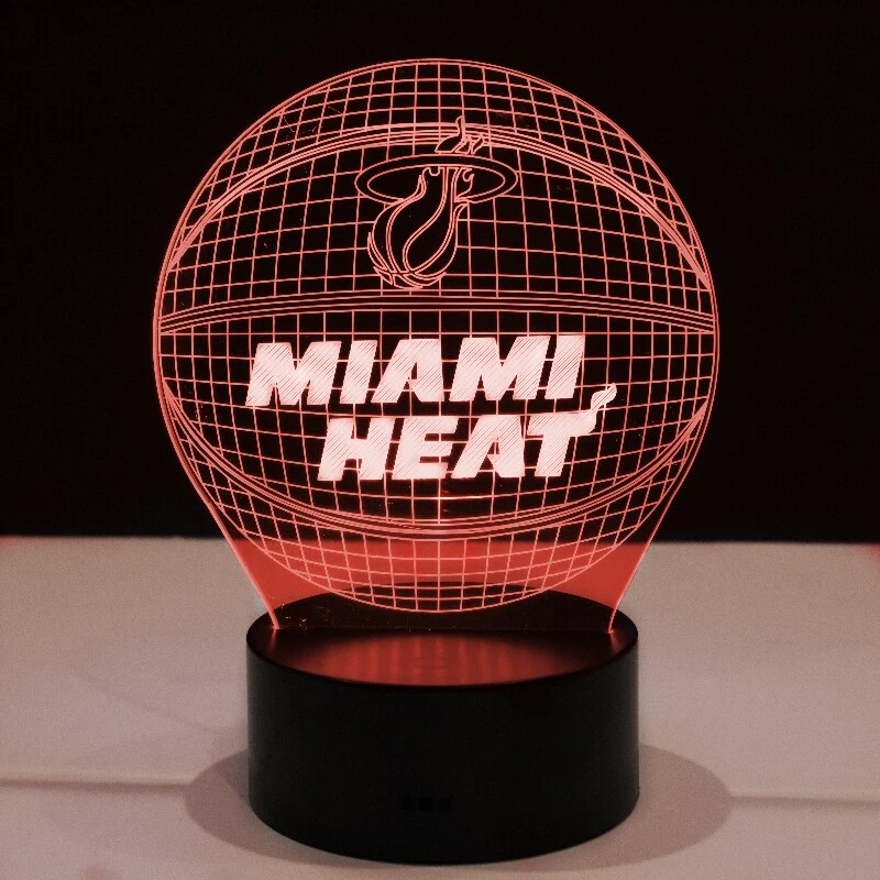 Miami Heat Jimmy Butler Tyler Herro Bam Adebayo LED Light Lamp