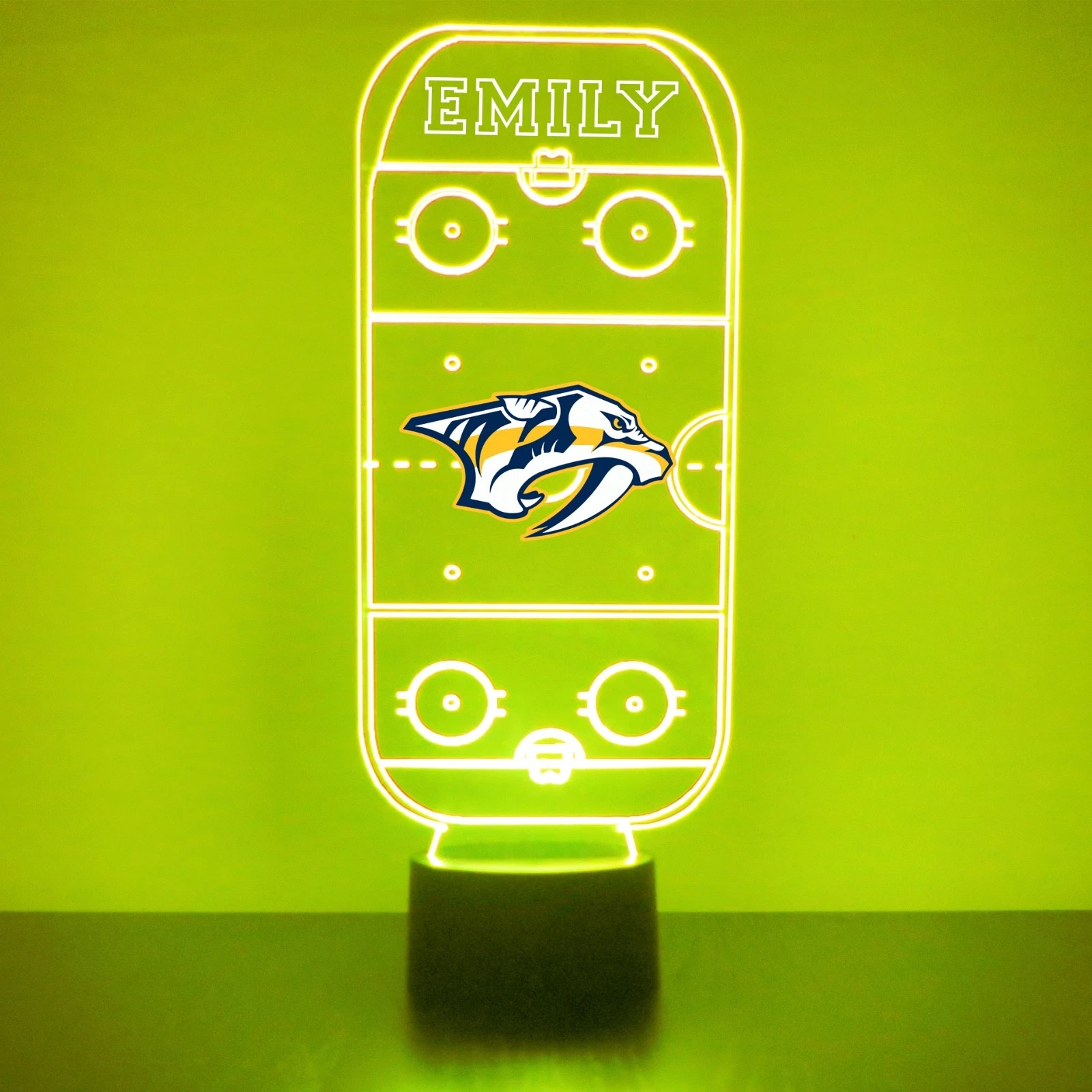 Personalized Nashville Predators Night Light Lamp