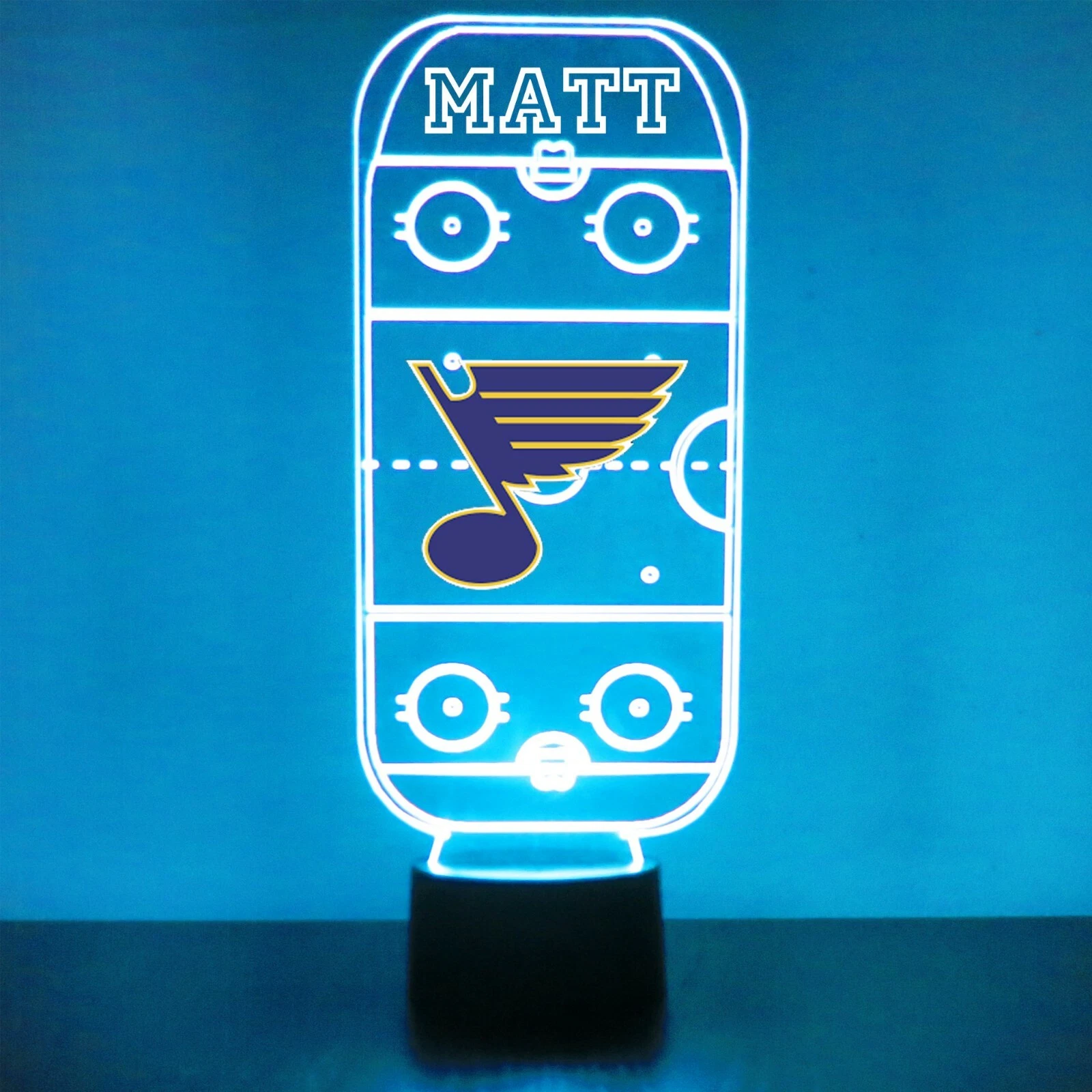 Personalized St. Louis Blues Night Light Lamp
